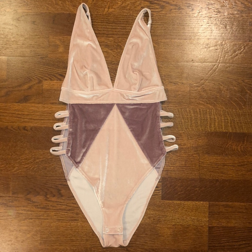 Forever21 pink bodysuit